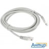 Cablexpert Патч-корд медный Utp Pp10-3m кат.5, 3м, литой, многожильный (серый)