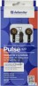 Наушники Defender Pulse 420 черный + оранжевый, вставки 63420