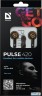 Наушники Defender Pulse 420 черный + оранжевый, вставки 63420