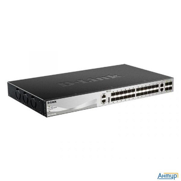 D-link Dgs-3130-30s/b1a Proj Управляемый L3 стекируемый коммутатор с 24 портами 1000base-x Sfp, 2 по