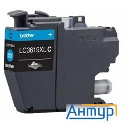 Brother Lc-3619xlc Картридж, Cyan Mfcj3530/3930, Cyan, (1500стр)(lc3619xlc)