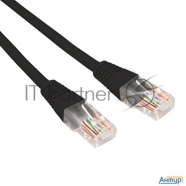 Патч-корд U/utp Rexant категория 6, Rj45-rj45, неэкранированный, 26awg, Lszh, черный, 5 м