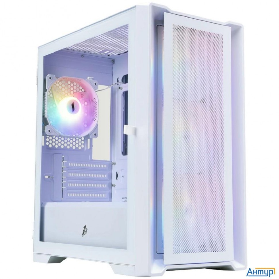 1stplayer Корпус Trilobite T4 Mesh Frgb White / Matx / 4x120mm Frgb Fans / T4-wh-4f1-w