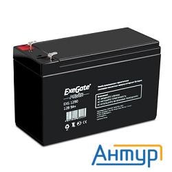 Exegate Ep129860rus Аккумуляторная батарея  Exegate Power Exg1290, 12В 9Ач, клеммы F2