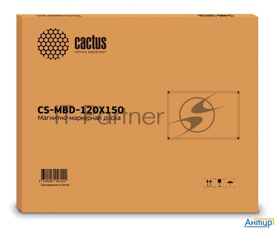 Демонстрационная доска Cactus Cs-mbd-120x150 магнитно-маркерная лак 120x150см алюминиевая рама белый