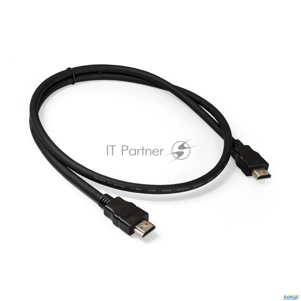 Кабель Hdmi Exegate Ex287729rus Ex-cc-hdmi2-1.0 (19m/19m, V2.0, 1м, 4k Uhd, Ethernet, позолоченные к