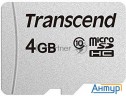 Флеш карта Microsd 4gb Transcend Microsdhc Class 10, (без адаптера), Tlc