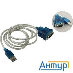 Orient Кабель-адаптер  Uss-112, Usb Am To Rs232 Db9m (wch Ch340, поддержка Win 8.x/10), длина 1.2м,