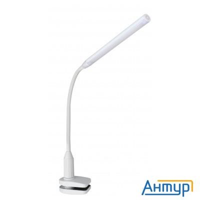 Camelion Kd-793  C01 белый  Led ((Свет-к настол.,6 Вт,зажим-струбцина,230В,сенс.вкл-е,4 ур.ярк,4000К