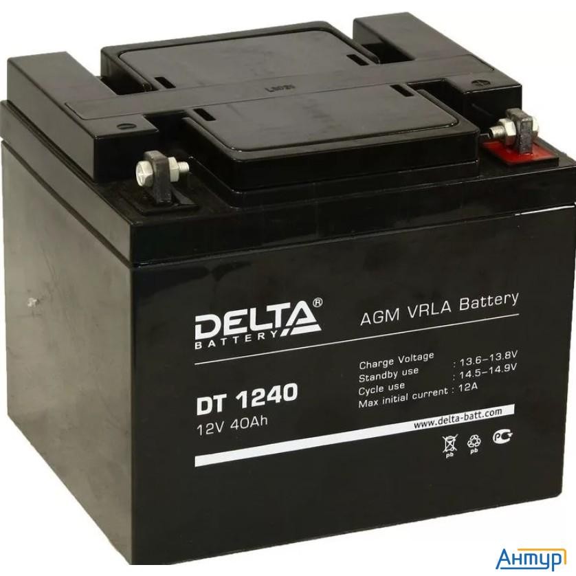 Delta Dt 1240 (40 А\ч, 12В) свинцово- кислотный аккумулятор