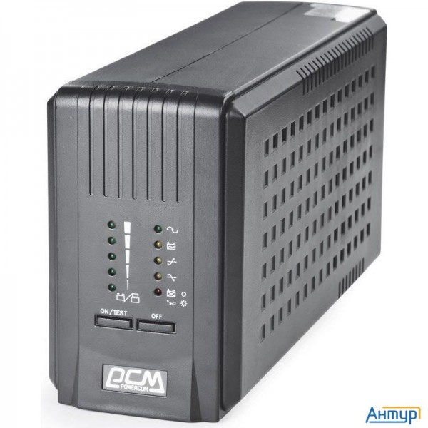 Powercom Smart King Pro+ Spt-700-ii ИБП {line-interactive, 700 ВА / 550 Вт, Tower, 3 Xc13 с резервны