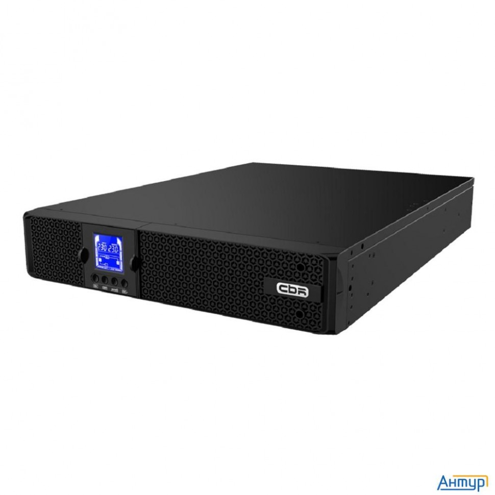 ИБП Cbr [esn-3krt-9i-lchersc] Online 3000va/3000w Rt 9 X C13, Lcd, Hid-usb, Rs232, Epo, Snmp Slot