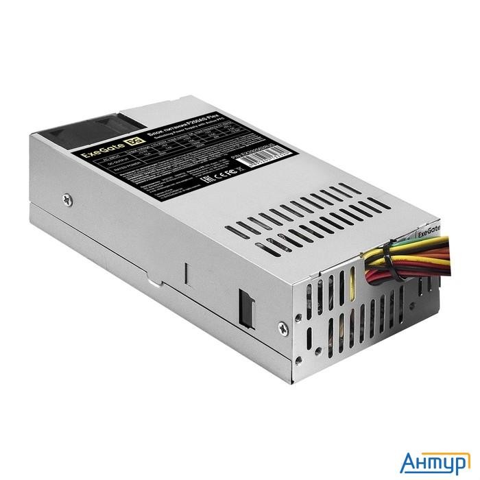 Exegate Ex292562rus Блок питания 250w Exegate F250as (flex Atx, For Itx Case, Apfc, КПД 80% (80 Plus