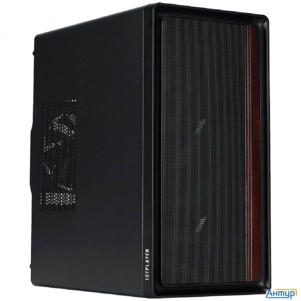 1stplayer Корпус Wd1 Black / Matx / 3x120mm Fans / Wd1-bk-3f