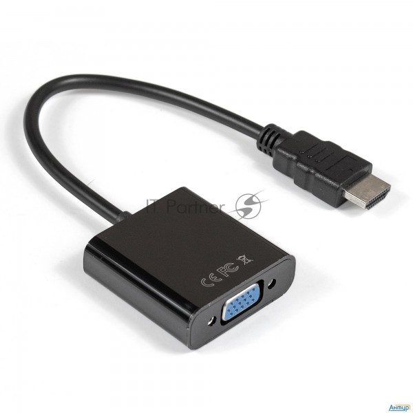 Exegate Ex284926rus Кабель-переходник Hdmi-vga Exegate Ex-hdmim-vgaf-0.15 (19m/15f, 0,15м)