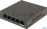 Коммутатор Tenda Tef1105p-4-38w 5port 10/100m