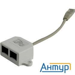 5bites (сплиттер) Ly-sb26b-a 1*rj45 T568a/t568b -> 2*rj45 10/100 Base-t