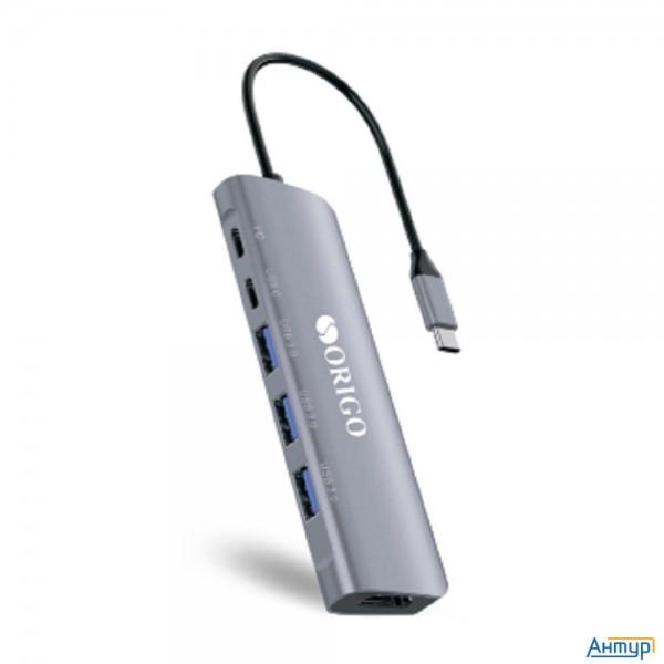 Origo Ou3360pd/a1a Док-станция Usb-c 6-в-1 3xusb 3.0, Usb-c/pd 3.0, Usb-c, Hdmi