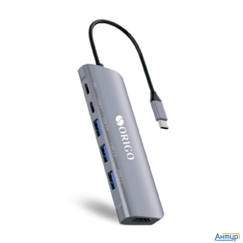 Origo Ou3360pd/a1a Док-станция Usb-c 6-в-1 3xusb 3.0, Usb-c/pd 3.0, Usb-c, Hdmi