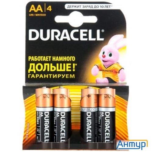 Duracell Lr6-4bl Basic Cn (48/192/18816) (4 шт в уп-ке)