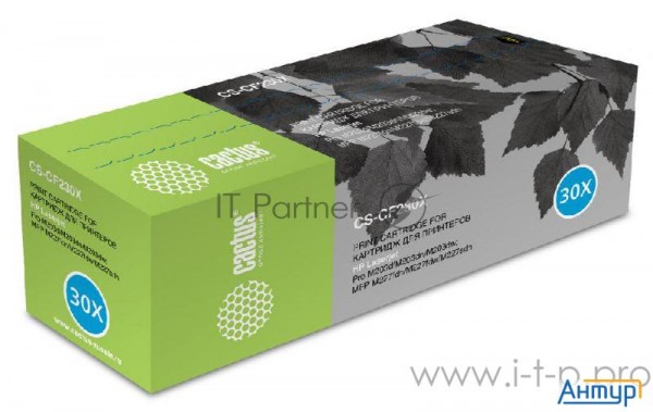 Cactus Cf230x Тонер Картридж Cactus Cs-cf230x черный (3500стр.) для Hp Lj 203/227