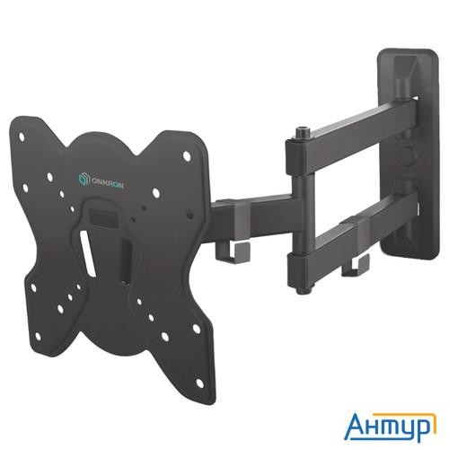 Onkron Basic M4s чёрный Для телевизоров диагональю 17"-42" Максимальная нагрузка: 35 кг Vesa: 75x75,