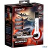 Наушники Defender Warhead G-120 красный + белый, кабель 2 м