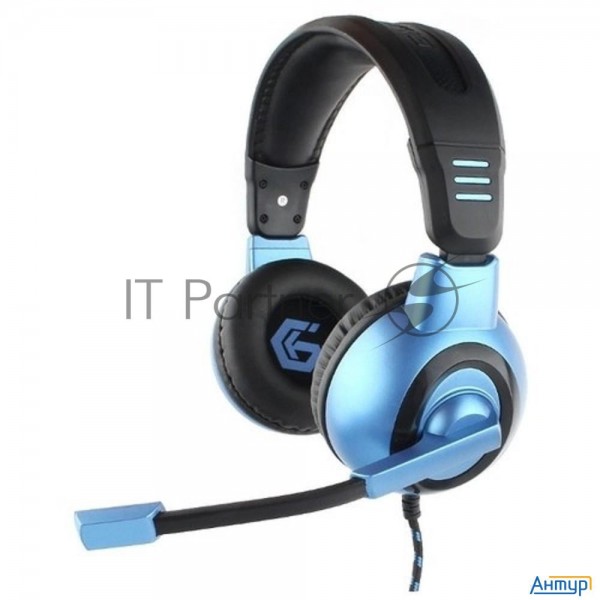 Gembird Mhs-g55, код Survarium, черн/син, рег громкости, откл микр, каб 2.5м