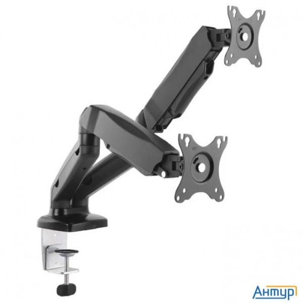 Onkron G160 чёрный {Для двух экранов с диагональю 13"-27" Допустимая нагрузка: 2 X  (2-6,5 кг) Vesa: