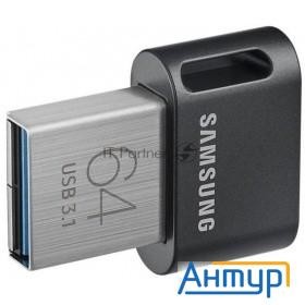 Флеш накопитель 64gb Samsung Fit Plus, Usb 3.1, 300 Mb/s