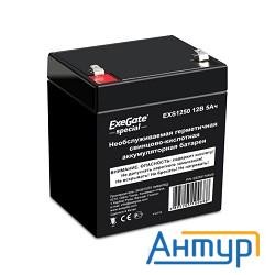 Exegate Es255175rus Аккумуляторная батарея  Exegate Special Exs1250, 12В 5Ач, клеммы F2