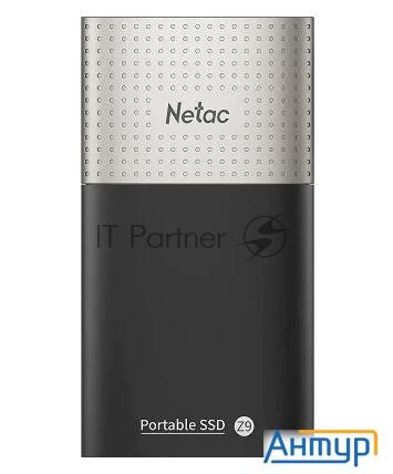 Накопитель Ssd External Netac 1.0tb Z9 <nt01z9-001t-32bk> (usb3.2, Up To 550/480mbs, 90х47.5х11.5mm,