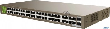 Коммутатор 48port 1000m 2sfp Tenda Teg1050f