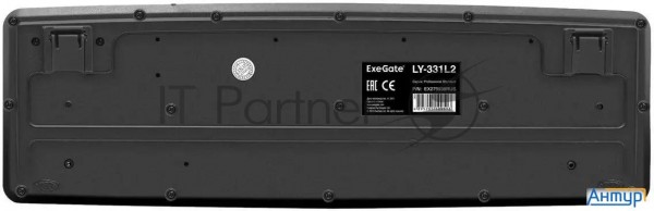 Клавиатура Exegate Ex286178rus Ly-331l5 (usb, полноразмерная, 104кл., Enter большой, длина кабеля 2,