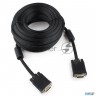 Кабель Gembird/cablexpert Cc-ppvga-10m-b, Кабель Vga Premium , 15m/15m, 10м, черный, тройной экран,