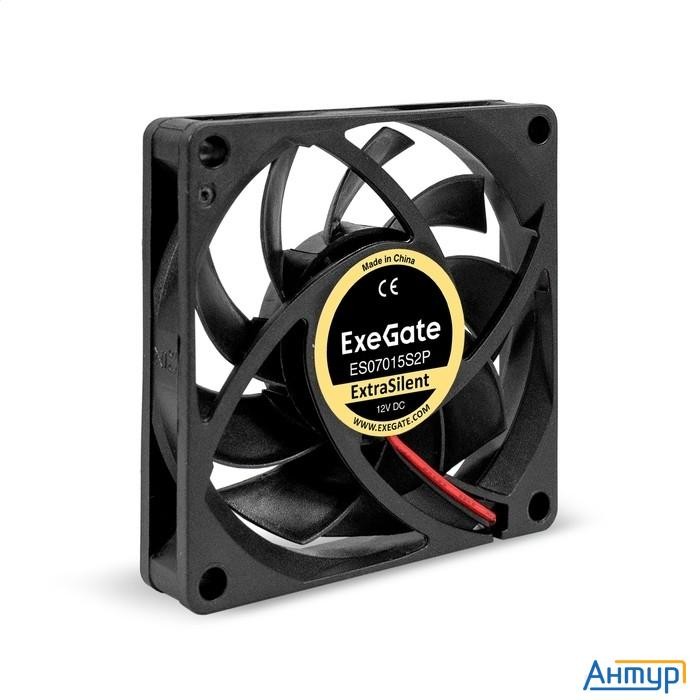 Exegate Ex295230rus Вентилятор 12В Dc Exegate Extrasilent Es07015s2p (70x70x15 мм, Sleeve Bearing (п