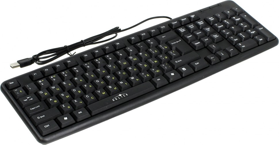 Клавиатура Oklick 130m черный Usb Клавиатура Oklick 130m черный Usb
