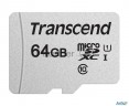 Флеш карта Microsd 64gb Transcend Microsdxc Class 10 Uhs-i U1, (без адаптера), Tlc