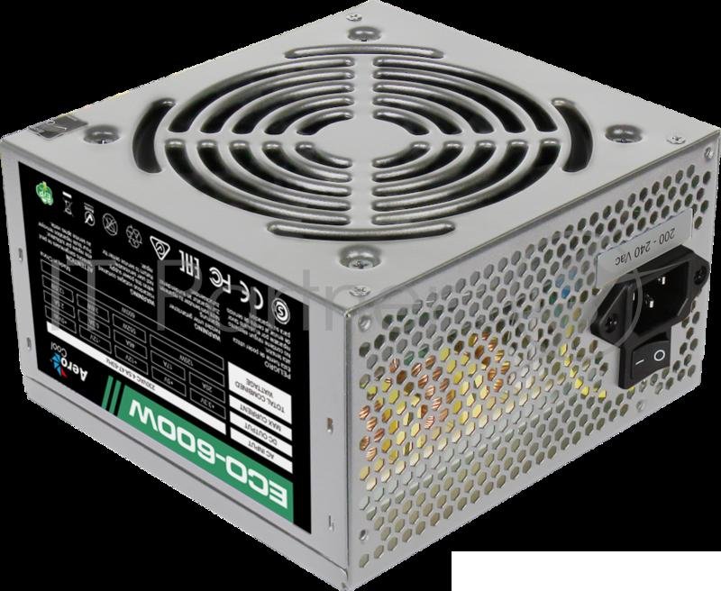 Блок питания Aerocool 600w Retail Eco 600w Atx V2.3 Haswell, Fan 12cm, 400mm Cable, Power Cord, 20 4 Блок питания Aerocool 600w Retail Eco 600w Atx V2.3 Haswell, Fan 12cm, 400mm Cable, Power Cord, 20 4