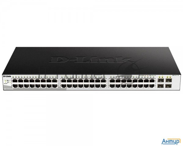 Коммутатор D-link Managed Gigabit Switch With 48 10/100/1000base-t + 4 Sfp Ports Dgs-1210-52/me/b1a