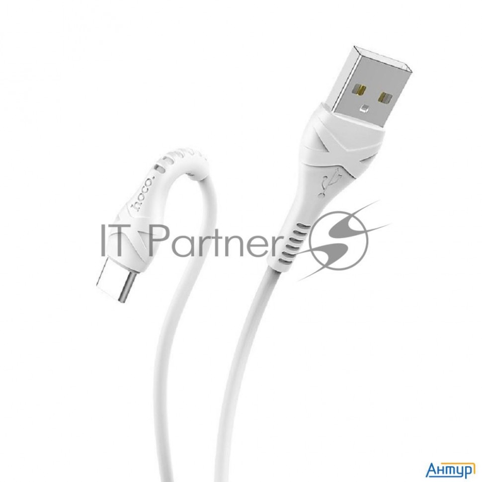 Usb кабель Type-c/ Hoco Hc-10512 X37/ 1m/ 2.4a/ White