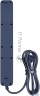 Сетевой фильтр Powercom Sp-06w 1,8 м 1.8м (6 розеток) белый/серый (коробка)