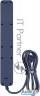 Сетевой фильтр Powercom Sp-06w 1,8 м 1.8м (6 розеток) белый/серый (коробка)