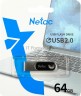 Флеш Диск Netac U278 64gb  Nt03u278n 064g 20pn , Usb2.0, металлическая матовая
