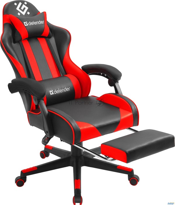 Игровое кресло Rock Black/red Pu 64346 Defender