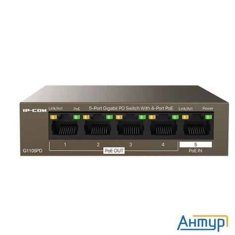 Ip-com G1105pd Коммутатор Pd-poe 5-ports 10/100/1000 Base-t + 1-port 1000 Base-x