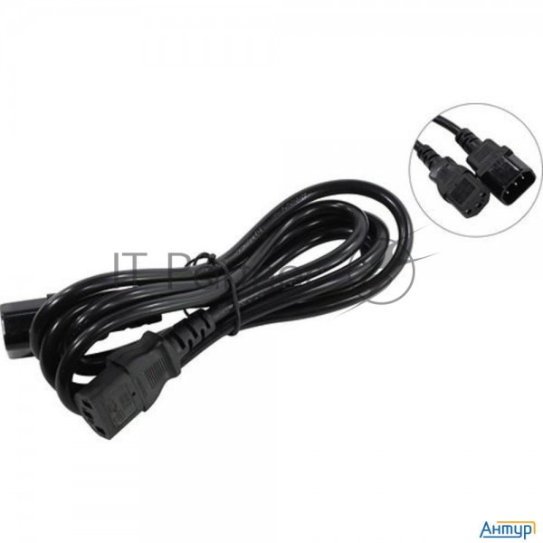 Кабель монитор-компьютер (ups->уст-во) Exegate Power Ec-1,8p (С13->С14) Vde-250v-3*1,00-cu,10a, 1.8м