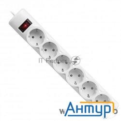 Сетевой фильтр Defender Dfs 153 3 м, белый, 6 розеток