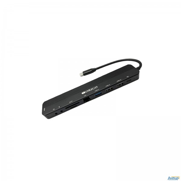 Origo Ou3350snpd/a1a Док-станция Usb-c 9-в-1 Usb 3.0, 2xusb 2.0, Usb-c/pd 3.0, Hdmi, Gigabit Lan, Sd