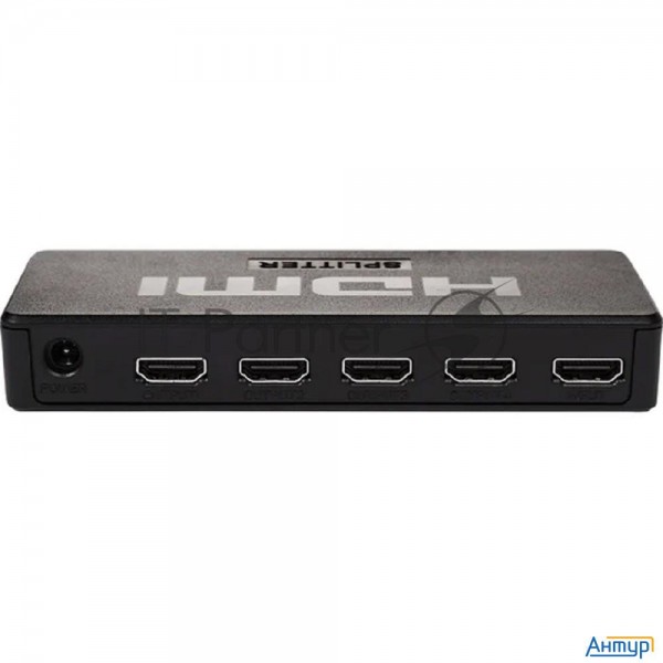 Делитель гнездо Hdmi на 4 гнезда Hdmi,  пластик  Rexant